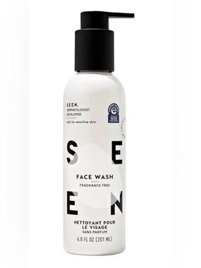 SEEN Face Wash, Fragrance Free -Non-Comedogenic & Non-Irritating Face Cleanser